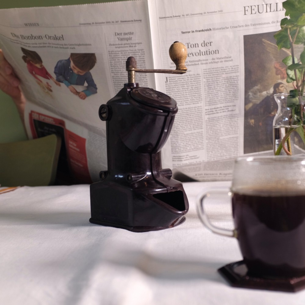 朝のコーヒーは1日の始まり。