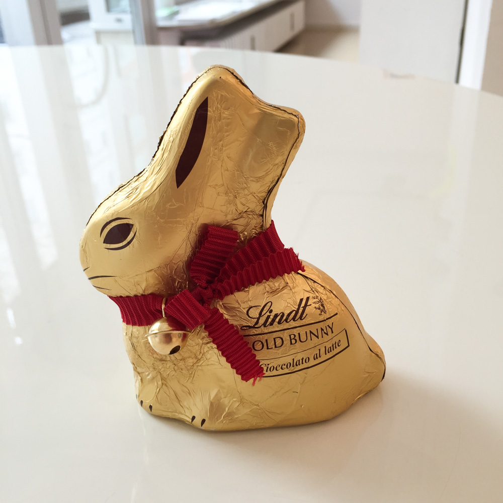 イースターにどれだけウサギのチョコを食べてしまったことか。。。